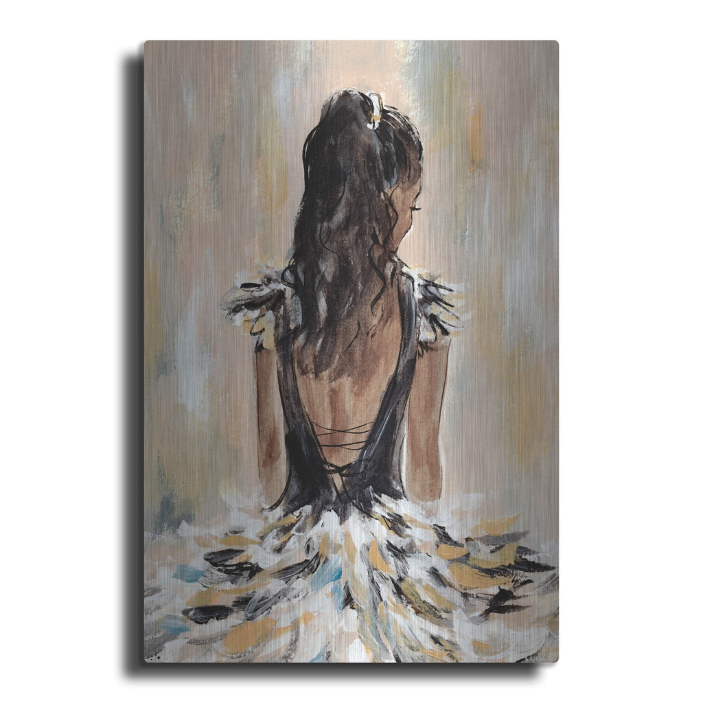 'Ball Gown Frills 2' by Annie Warren – Metal Wall Art