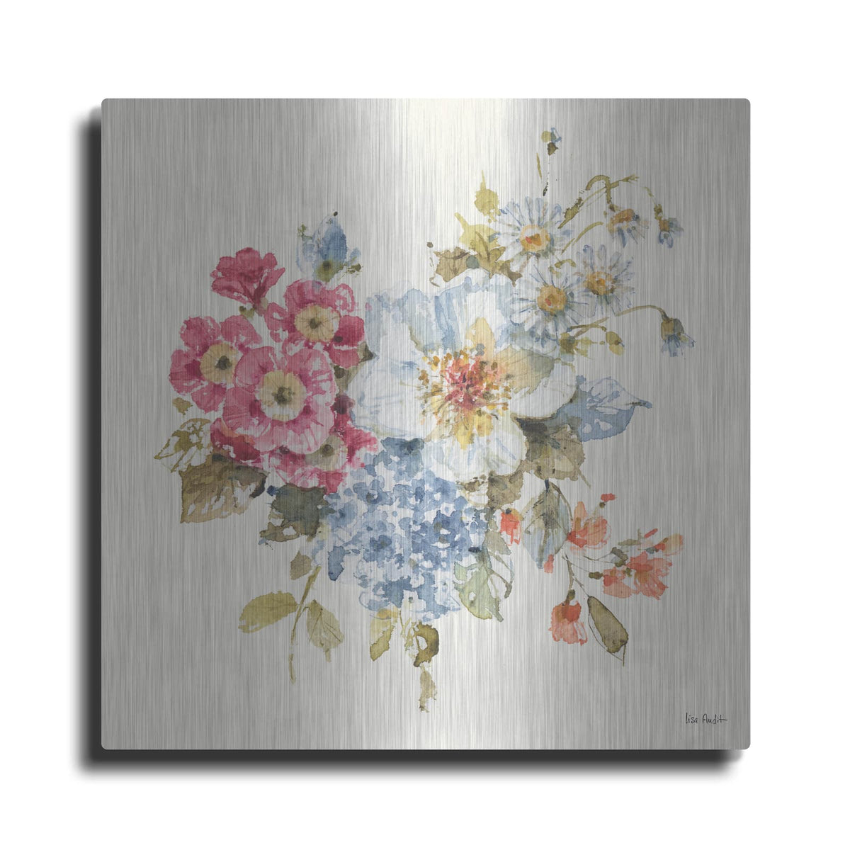 'Summer Garden VI' by Lisa Audit – Metal Wall Art