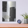 'Neutral Intersect 5' by Annie Warren – Metal Wall Art, 12x16 room view