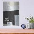 'Neutral Intersect 6' by Annie Warren – Metal Wall Art, 12x16 room view