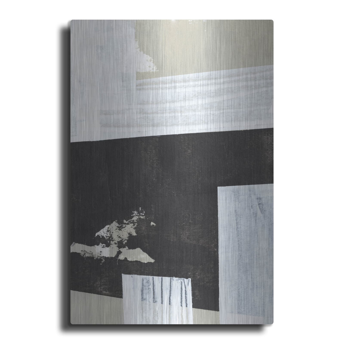 'Neutral Intersect 6' by Annie Warren – Metal Wall Art