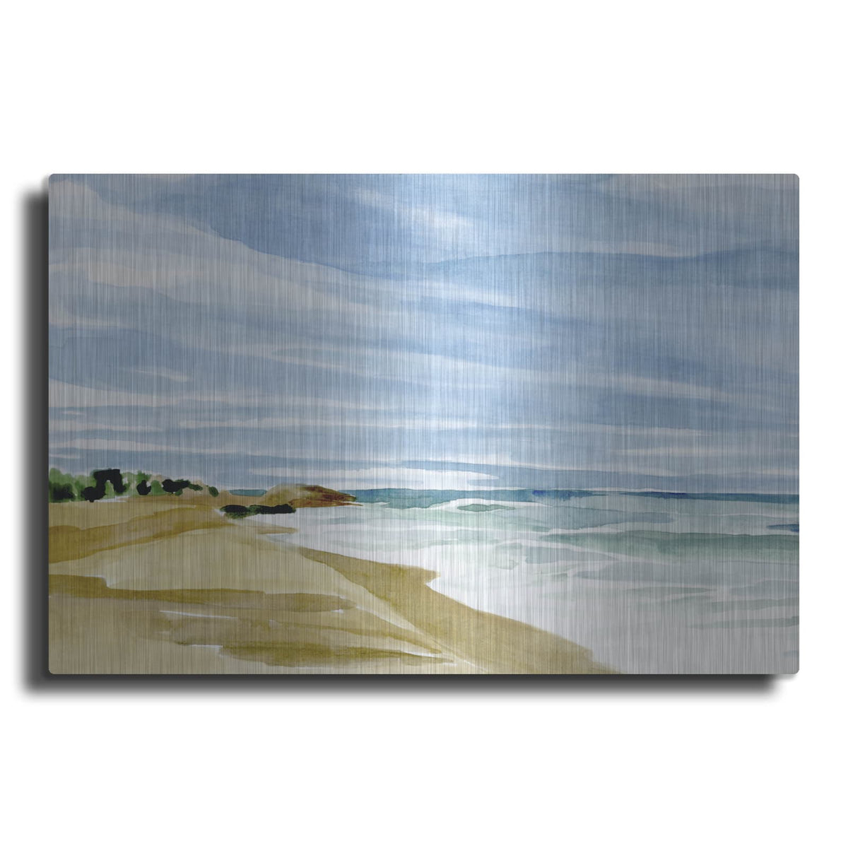 'Coastline Calm 2' by Annie Warren – Metal Wall Art