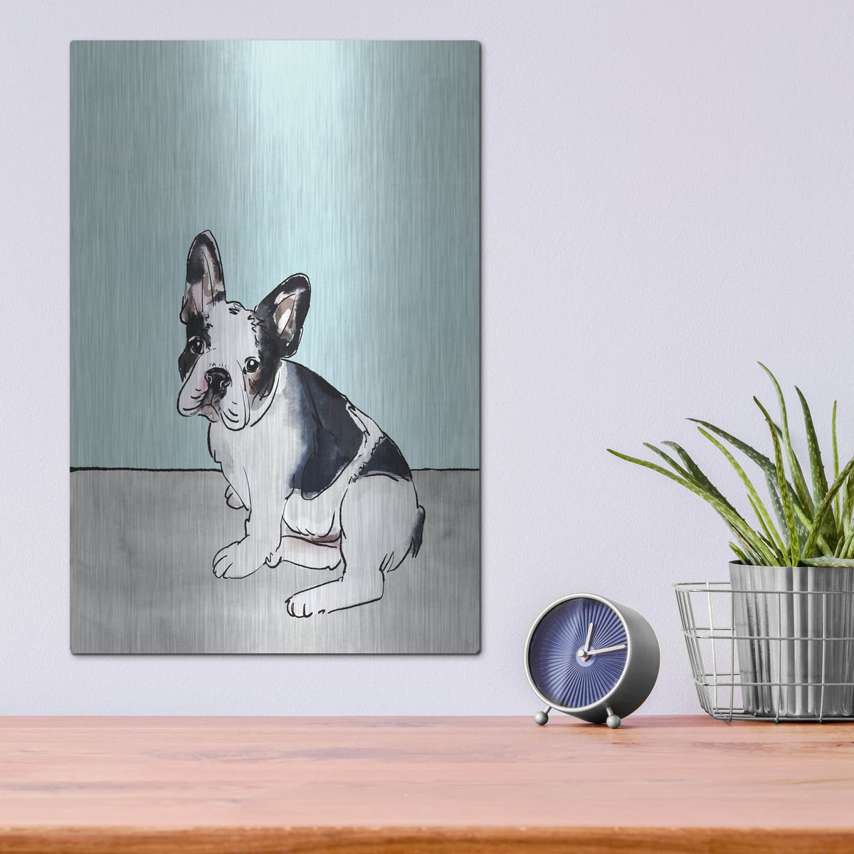 'Pet Portrait 3' by Annie Warren – Metal Wall Art, 12x16 room view