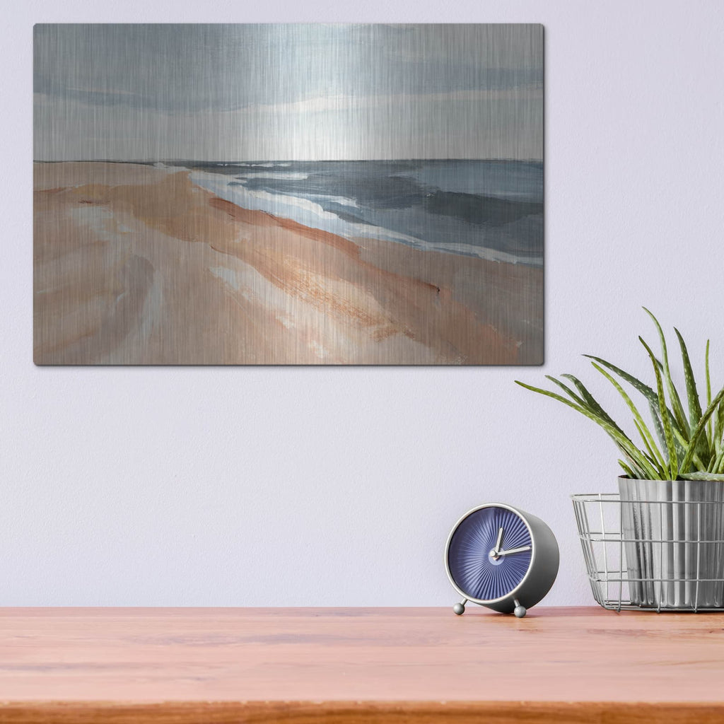 'Salvo Beach 2' by Annie Warren – Metal Wall Art, 16x12 room view