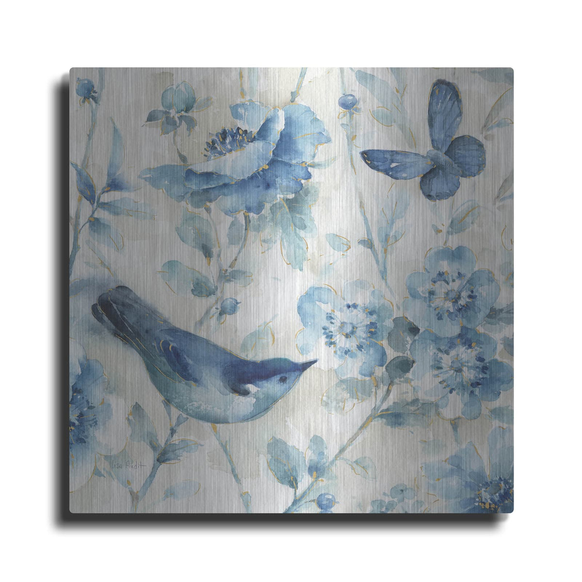 'Indigold XI' by Lisa Audit – Metal Wall Art