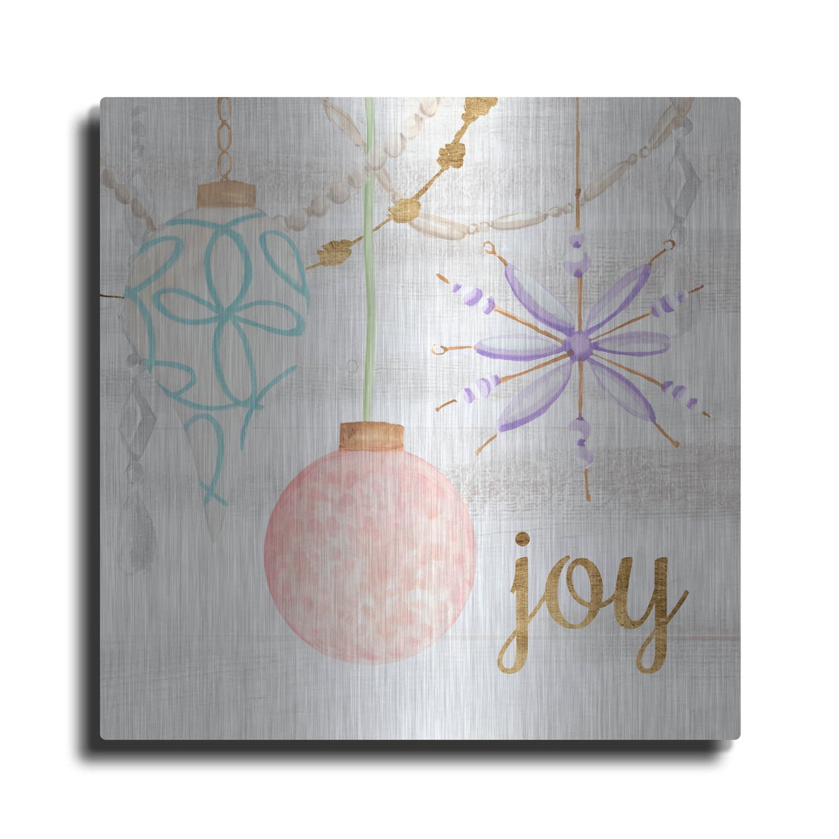 'Elegant Ornaments 2' by Annie Warren – Metal Wall Art