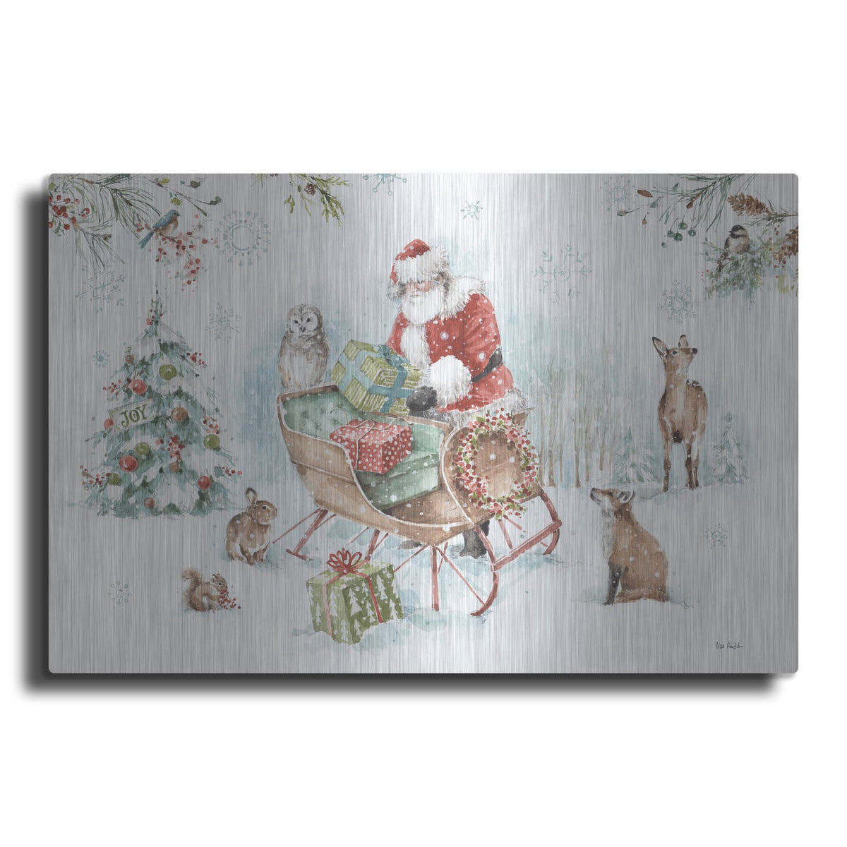 'Magical Holidays I' by Lisa Audit – Metal Wall Art