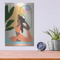 'Bright Energy 4' by Annie Warren – Metal Wall Art, 12x16 room view