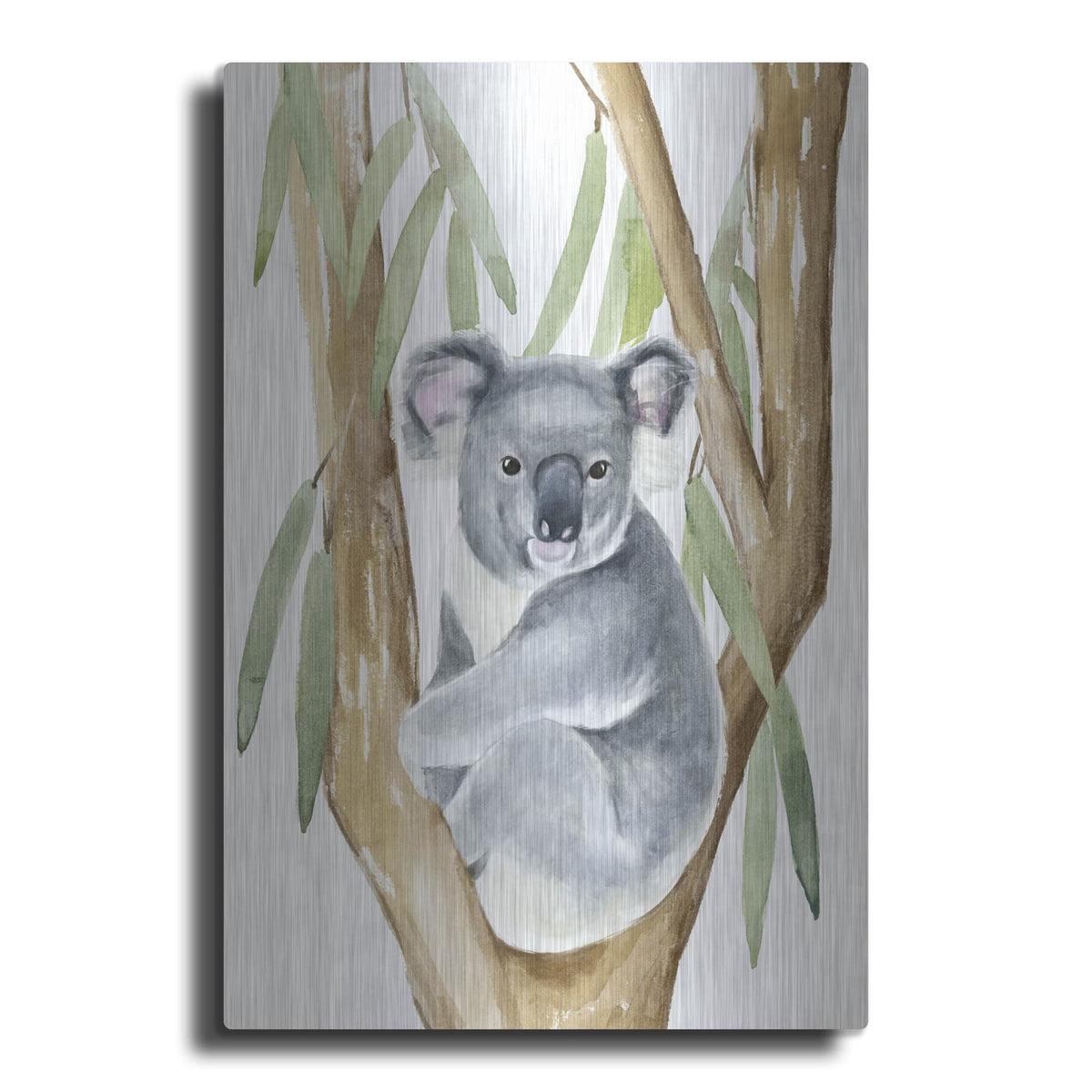 'Woodland Koala 1' by Annie Warren – Metal Wall Art