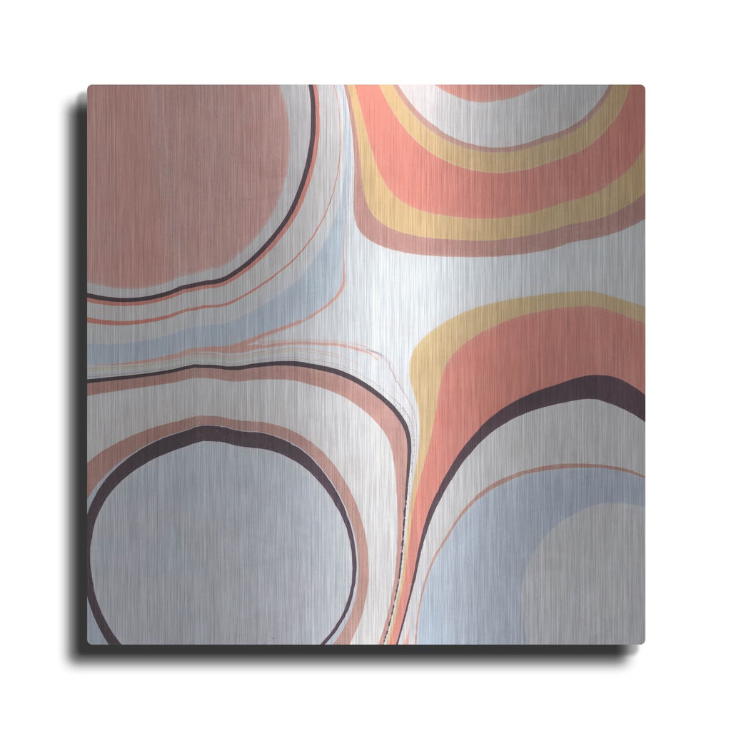 'Fluid Rings 2' by Annie Warren – Metal Wall Art