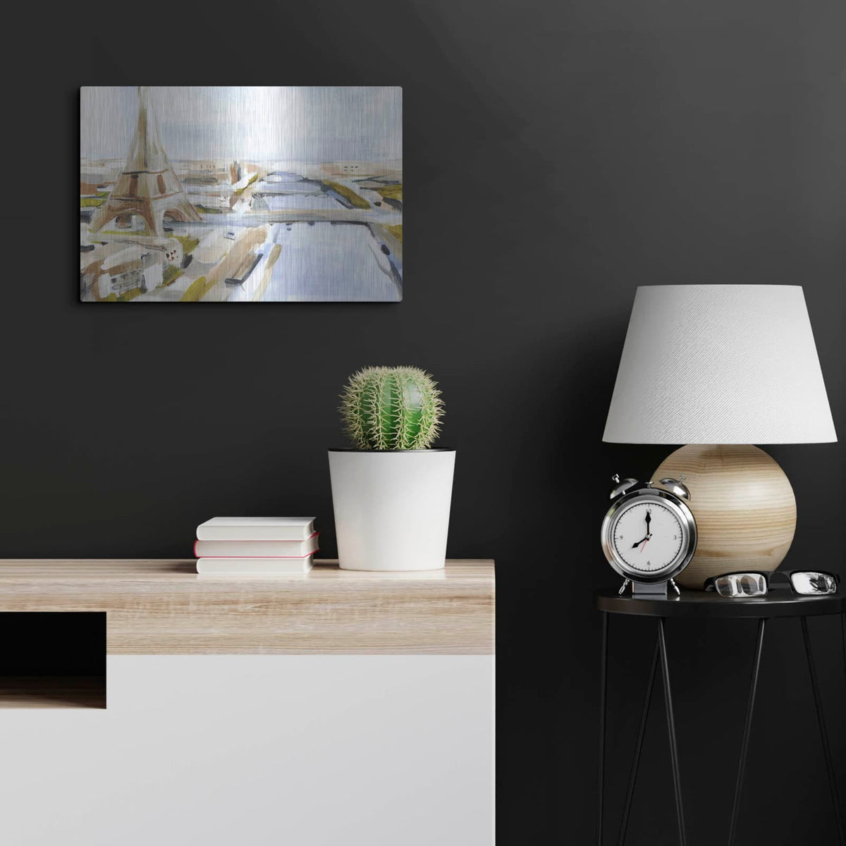 'Daylight Paris 1' by Annie Warren – Metal Wall Art, 24x16 room view