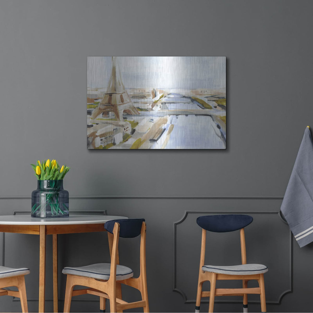 'Daylight Paris 1' by Annie Warren – Metal Wall Art, 36x24 room view