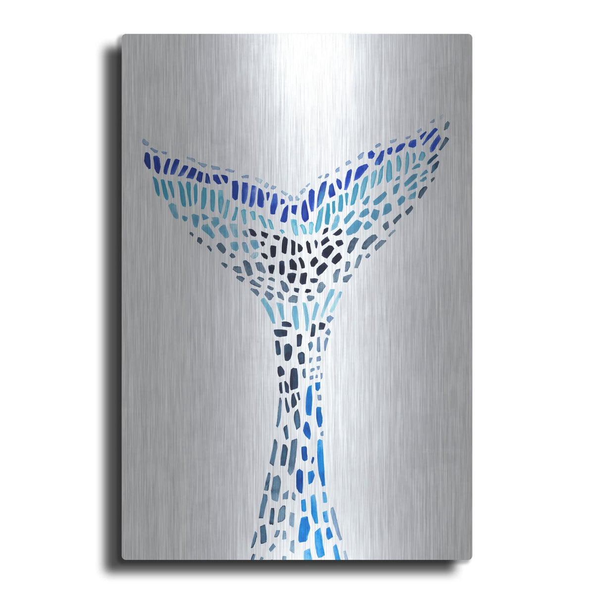 'Mosaic Tail 1' by Annie Warren – Metal Wall Art