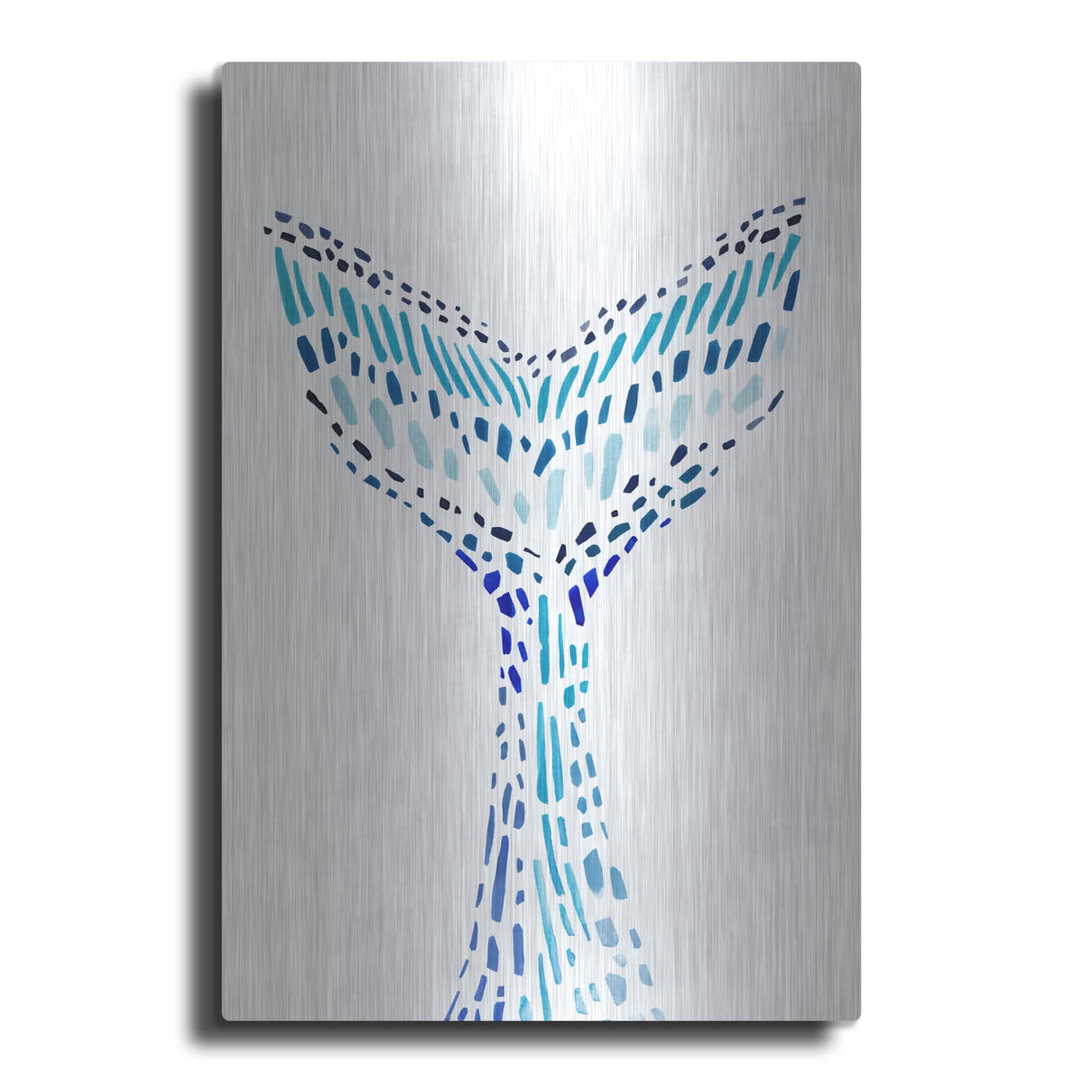'Mosaic Tail 2' by Annie Warren – Metal Wall Art