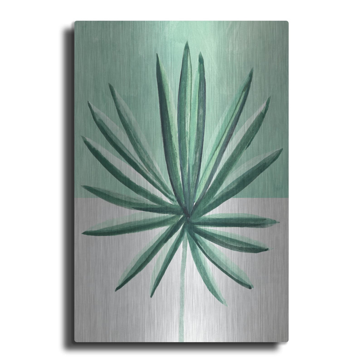 'Verging Palm 4' by Annie Warren – Metal Wall Art