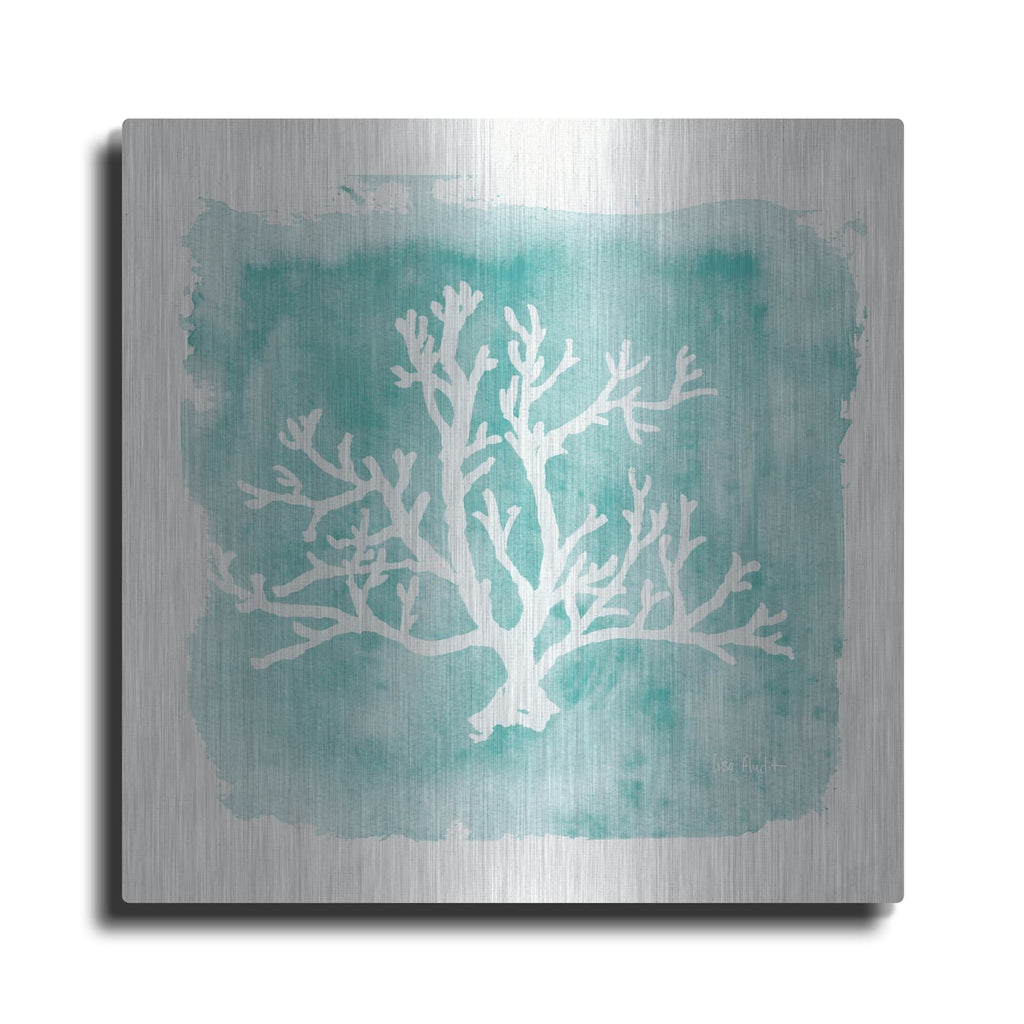 'Water Coral Cove V' by Lisa Audit – Metal Wall Art