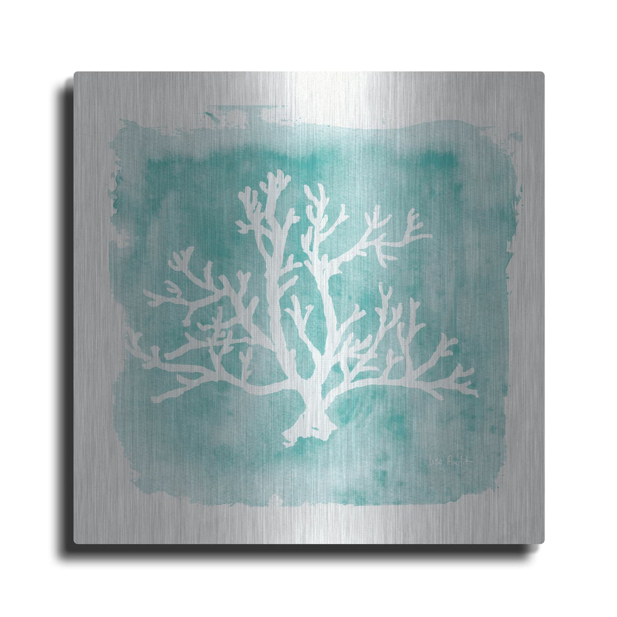 'Water Coral Cove V' by Lisa Audit – Metal Wall Art