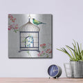 'Dogwood Garden VI' by Lisa Audit – Metal Wall Art, 12x12 room view