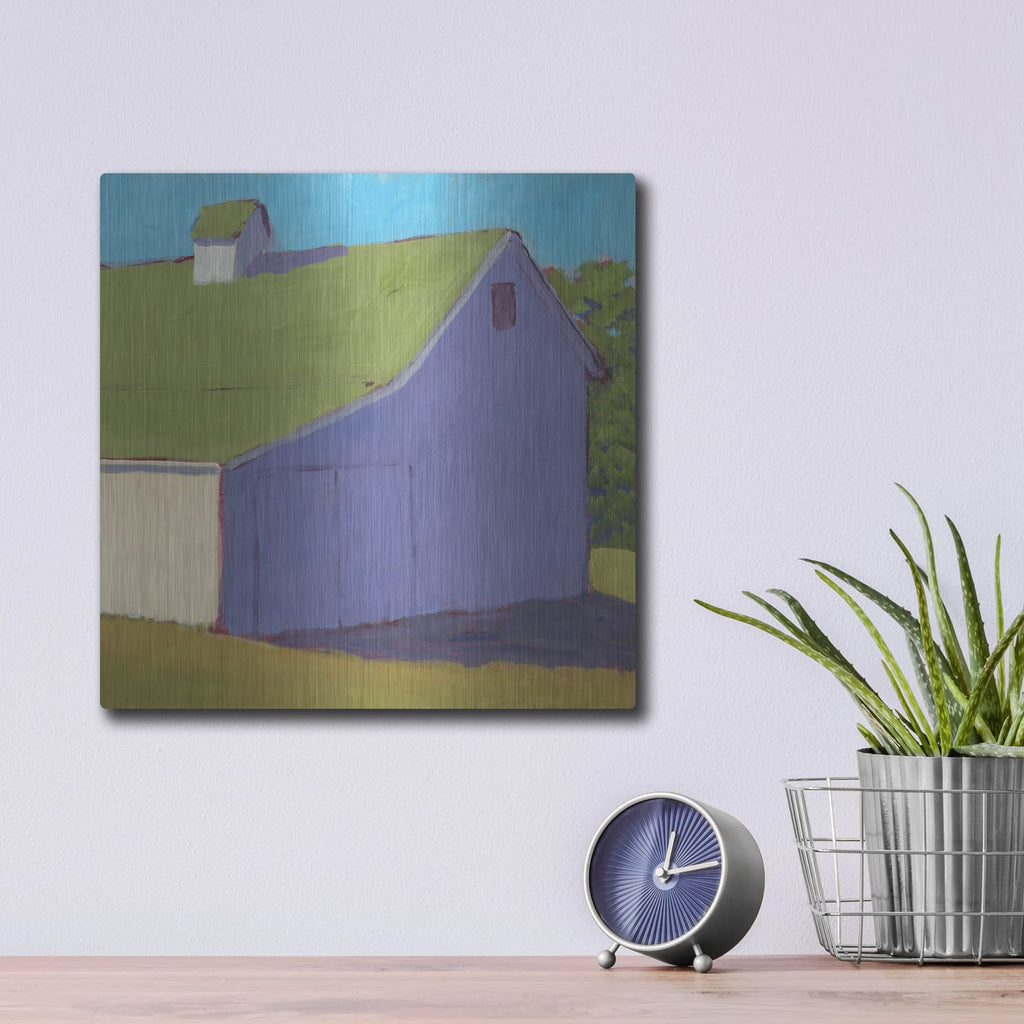 'Bucolic Structure 2' by Carol Young – Metal Wall Art, 12x12 room view