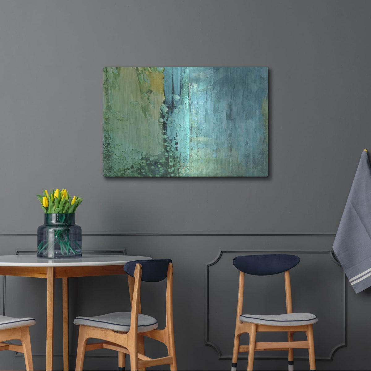 'Bucolic Structure 2' by Carol Young – Metal Wall Art, 36x24 room view