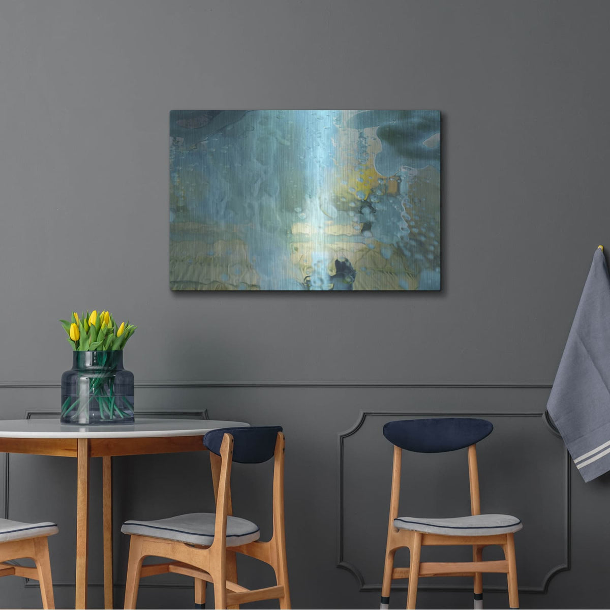 'Bucolic Structure 3' by Carol Young – Metal Wall Art, 36x24 room view