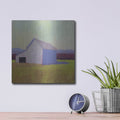 'Primary Barns 4' by Carol Young – Metal Wall Art, 12x12 room view