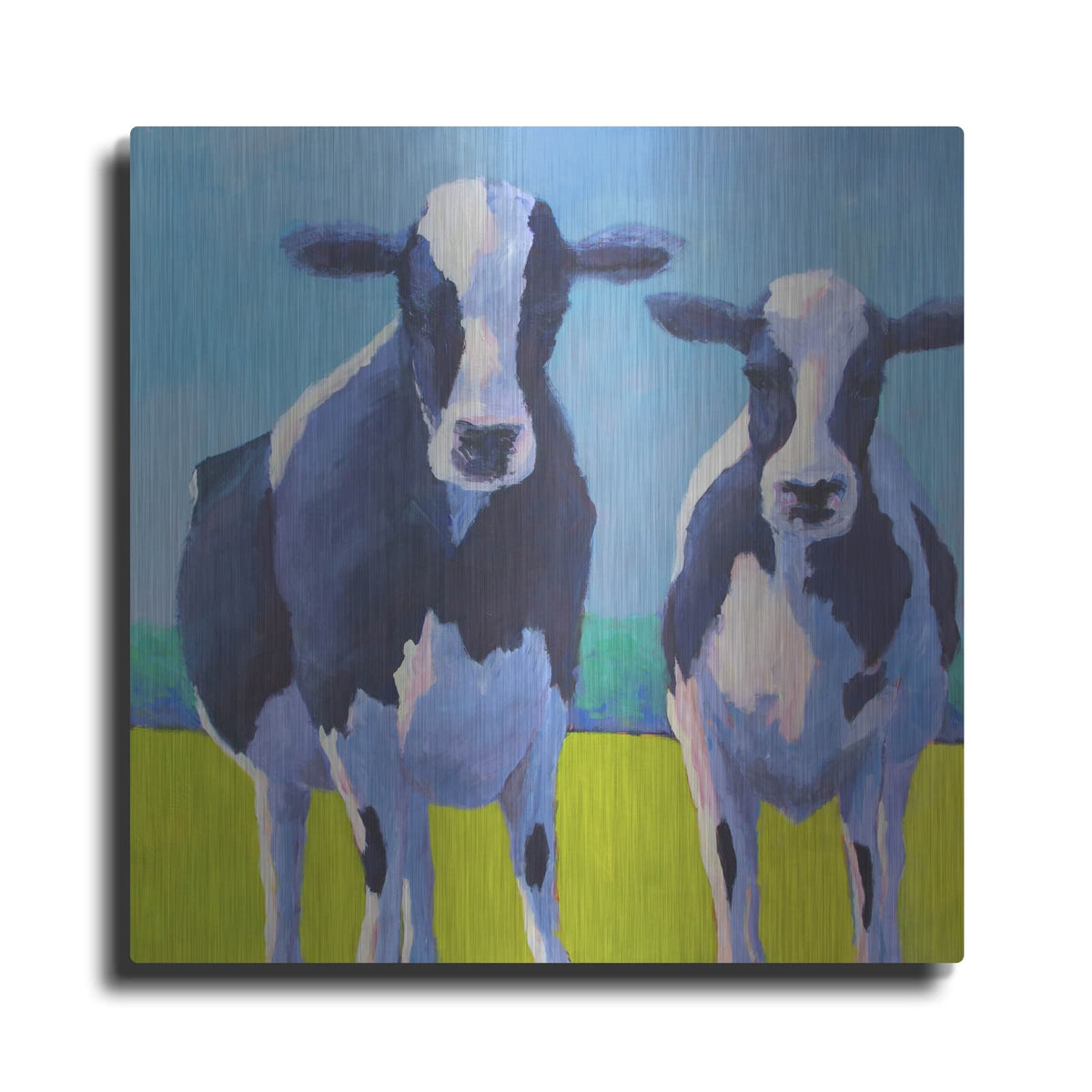 'Cow Pals 2' by Carol Young – Metal Wall Art
