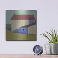 'Primary Barns 7' by Carol Young – Metal Wall Art, 12x12 room view