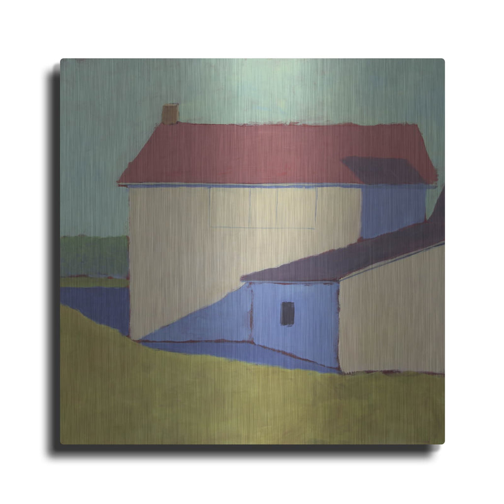 'Primary Barns 7' by Carol Young – Metal Wall Art