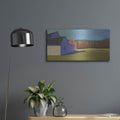 'Primary Barns 8' by Carol Young – Metal Wall Art, 24x12 room view