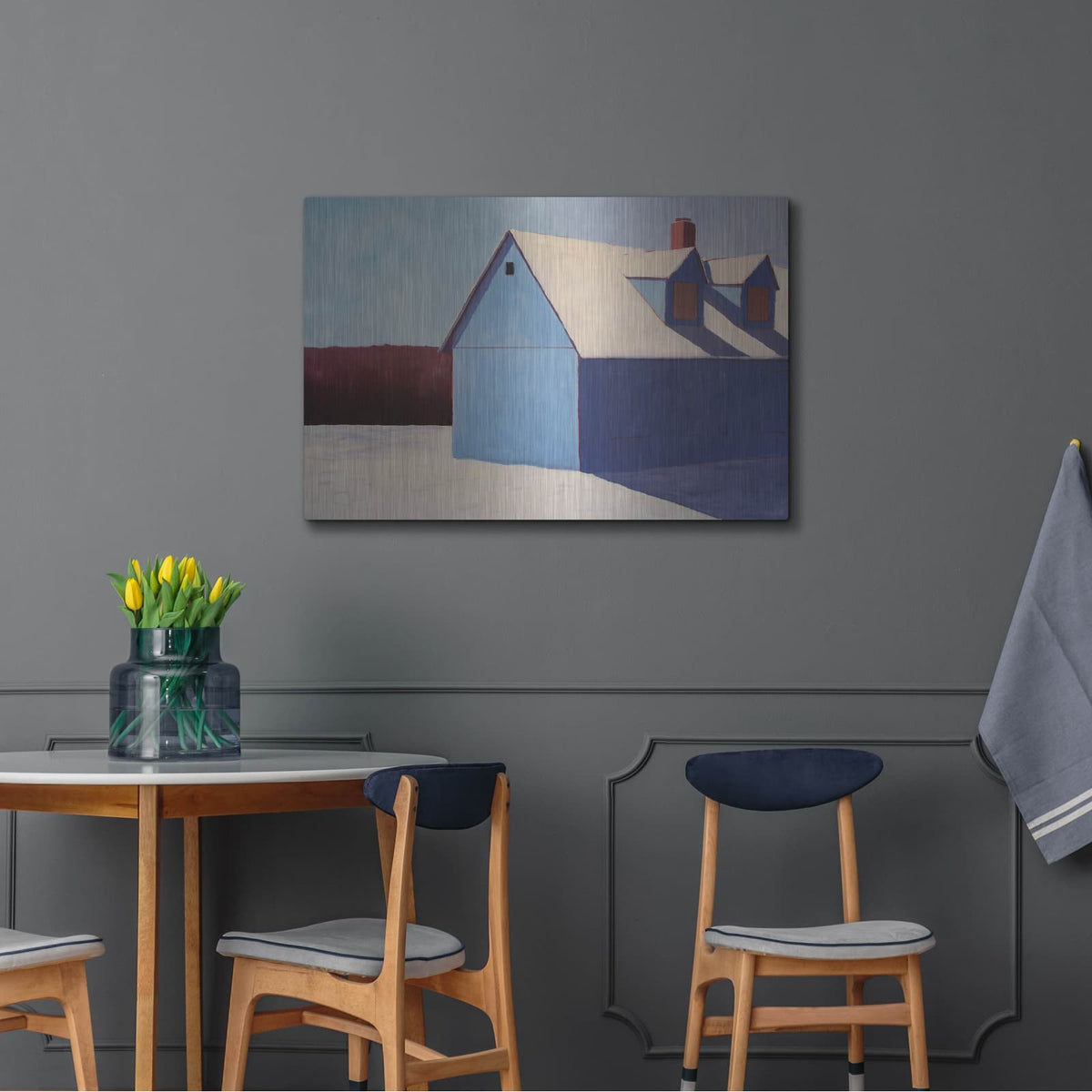 'Artic Angel' by Carol Young – Metal Wall Art, 36x24 room view