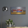'Barn On The Range 1' by Carol Young – Metal Wall Art, 24x12 room view