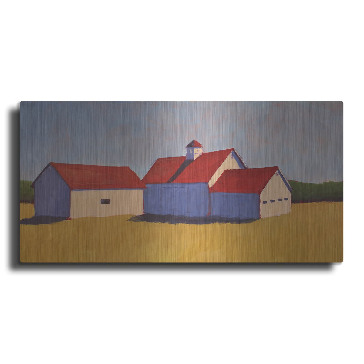'Barn On The Range 1' by Carol Young – Metal Wall Art