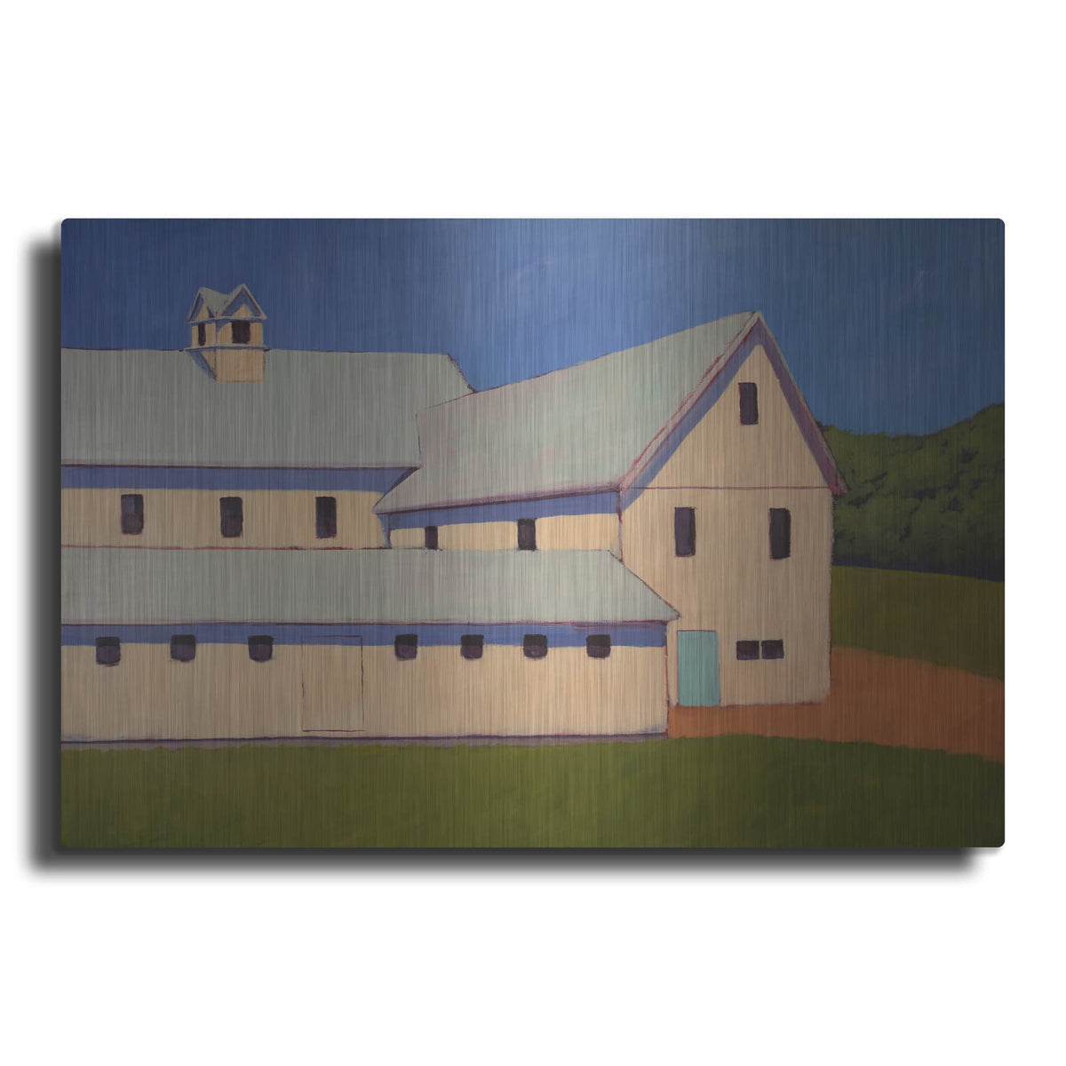 'Dairy Farm' by Carol Young – Metal Wall Art
