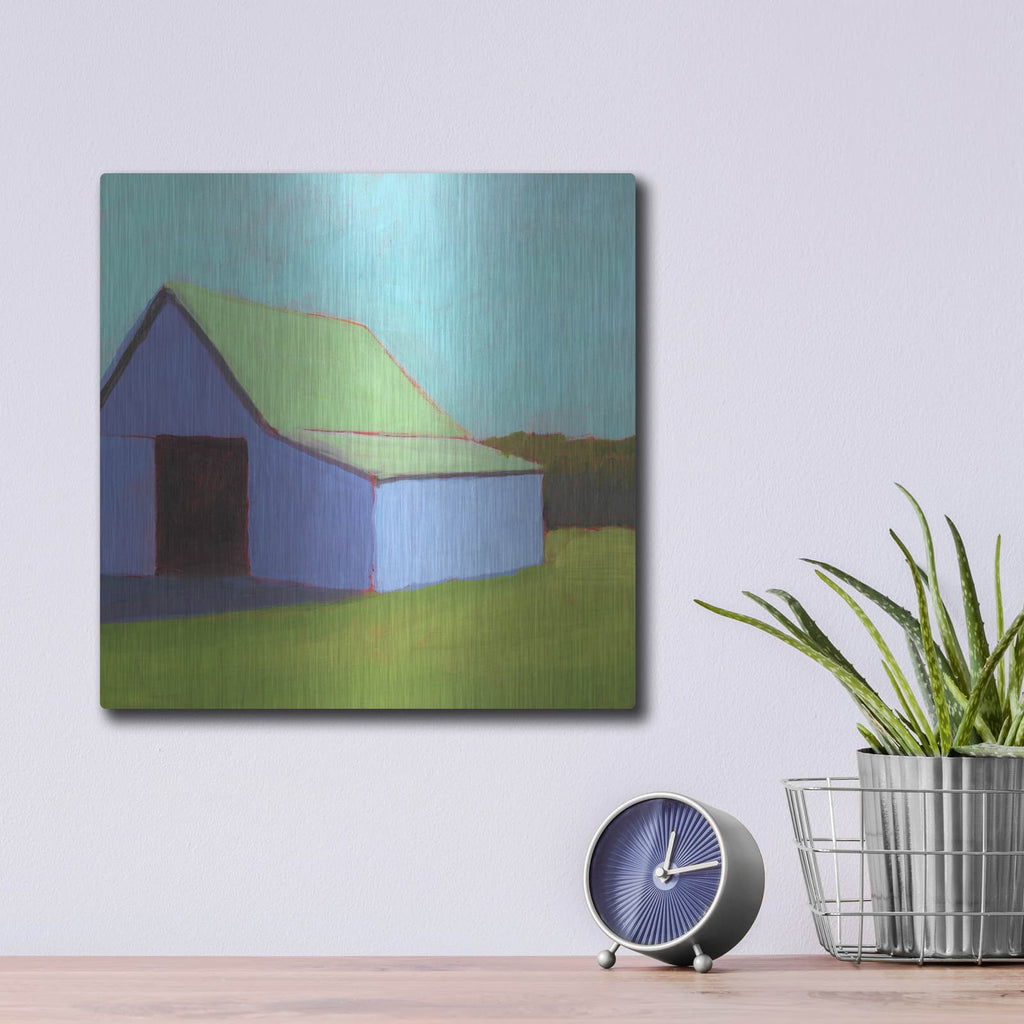 'Homestead Barn 1' by Carol Young – Metal Wall Art, 12x12 room view