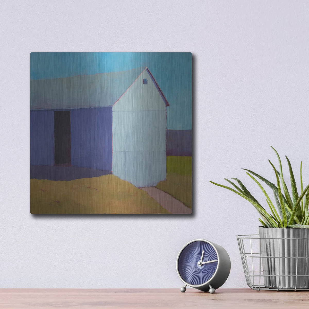 'Homestead Barn 2' by Carol Young – Metal Wall Art, 12x12 room view