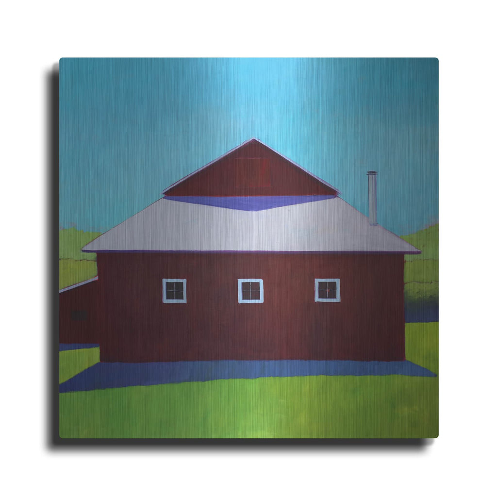 'Homestead Barn 5' by Carol Young – Metal Wall Art