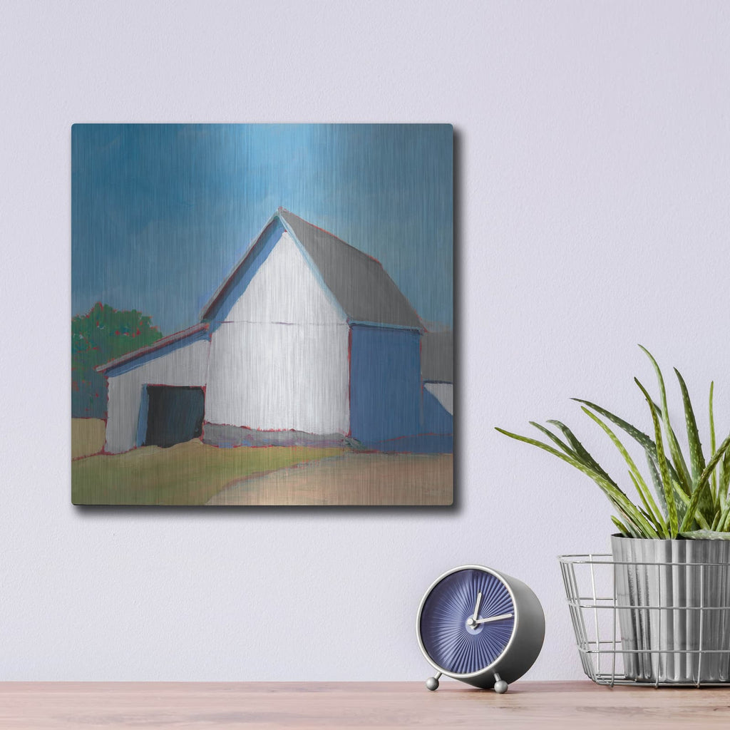 'Homestead Barn 6' by Carol Young – Metal Wall Art, 12x12 room view