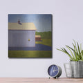 'Velvet Violet 1' by Carol Young – Metal Wall Art, 12x12 room view