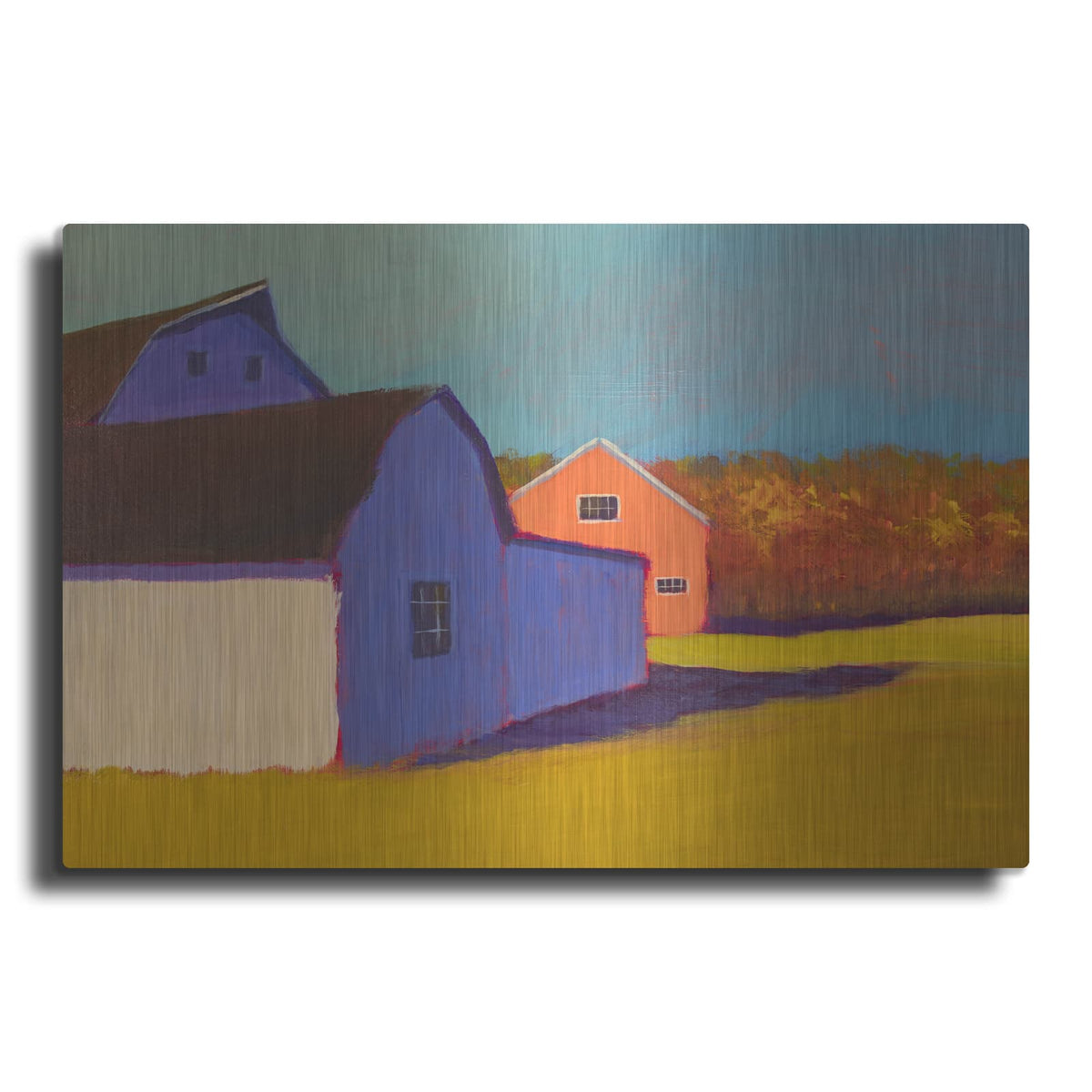 'Bucolic Structure 7' by Carol Young – Metal Wall Art