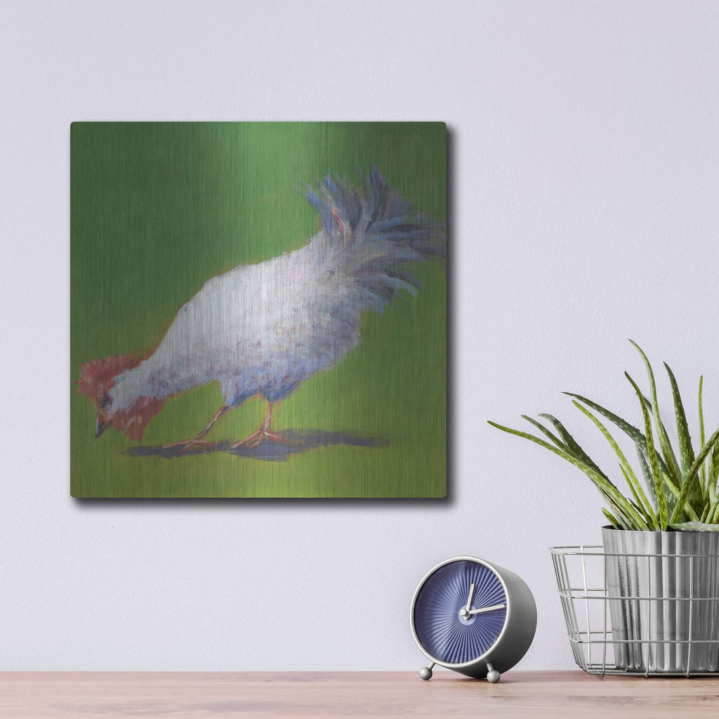 'Pasture Henrietta 2' by Carol Young – Metal Wall Art, 12x12 room view