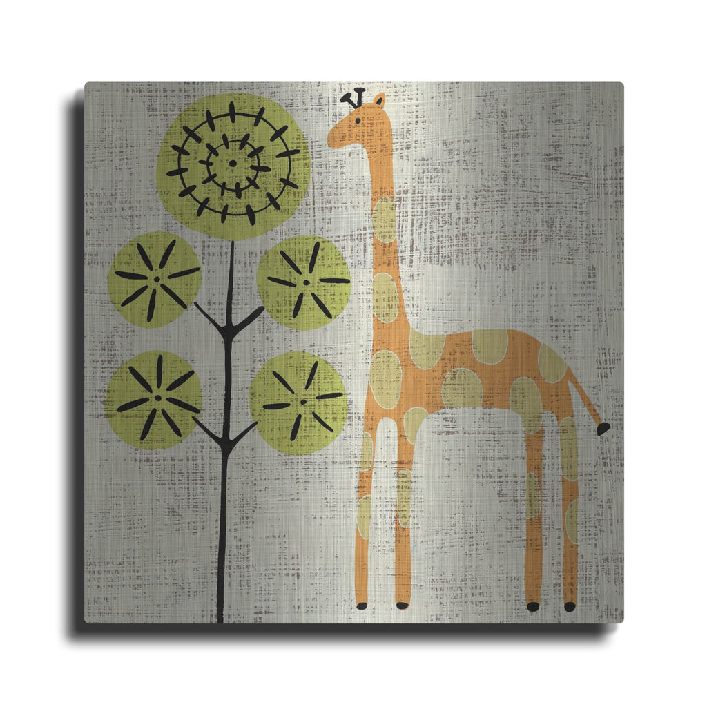 'Ada's Giraffe' by Chariklia Zarris – Metal Wall Art