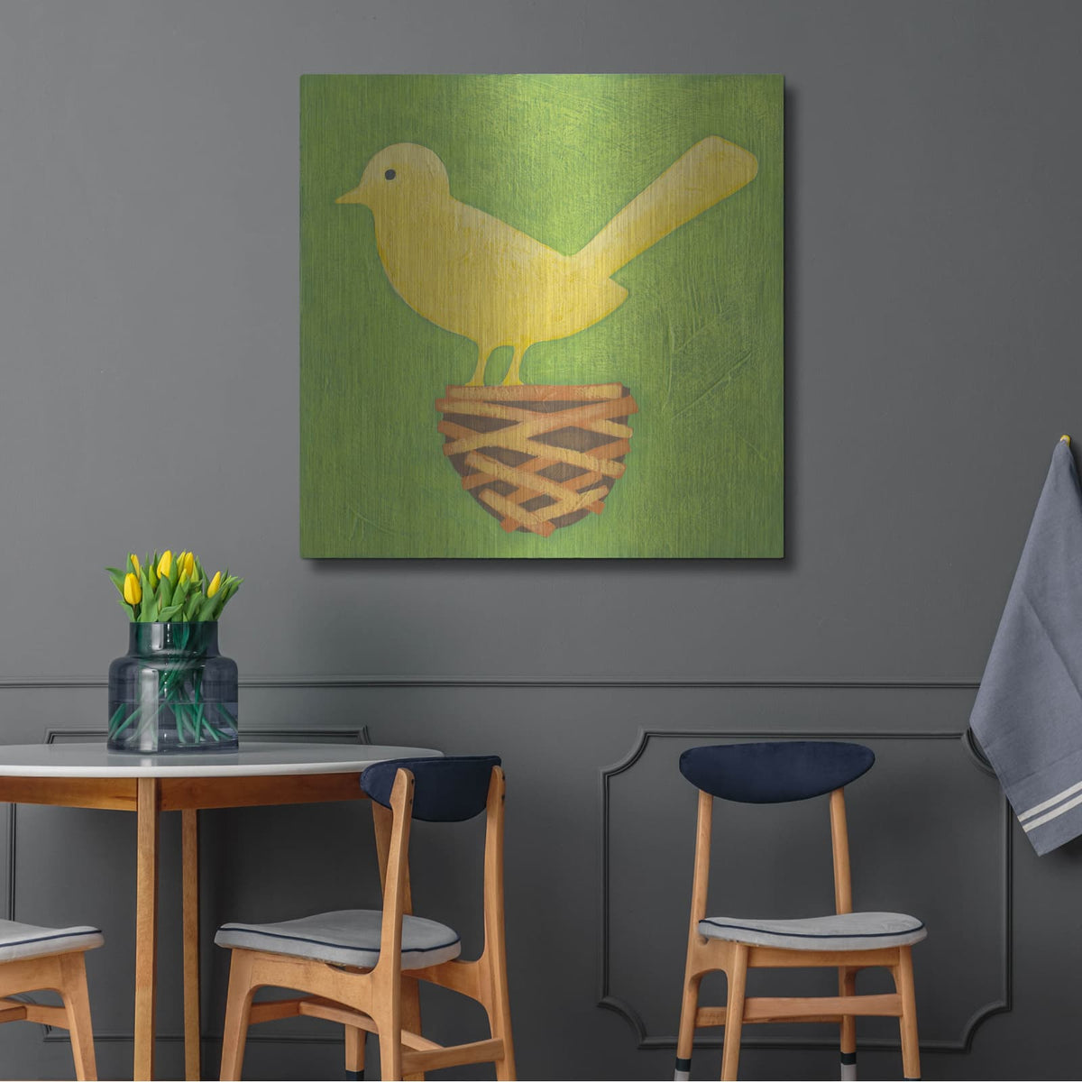 'Augusts Wish 3' by Chariklia Zarris – Metal Wall Art, 36x36 room view