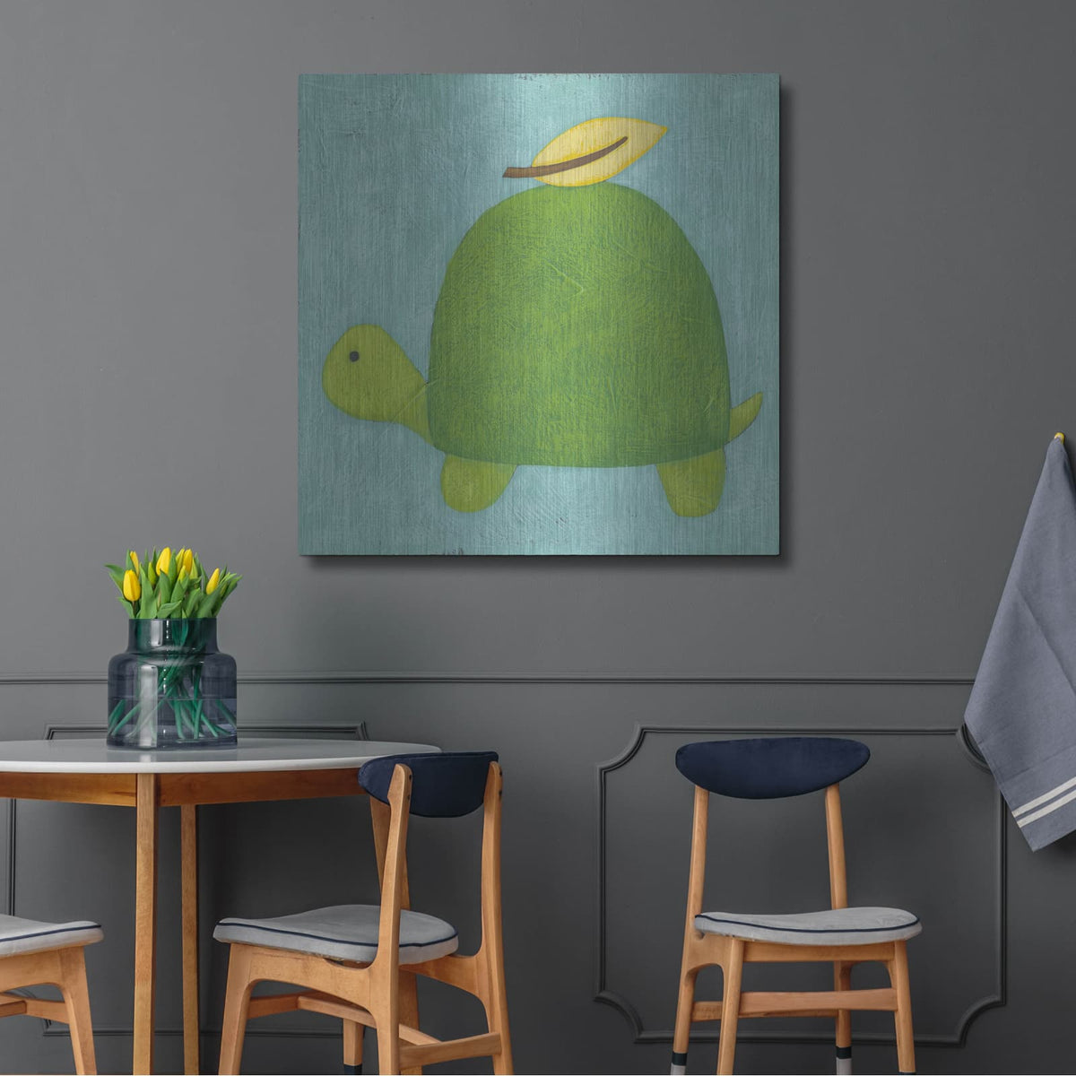 'Augusts Wish 4' by Chariklia Zarris – Metal Wall Art, 36x36 room view
