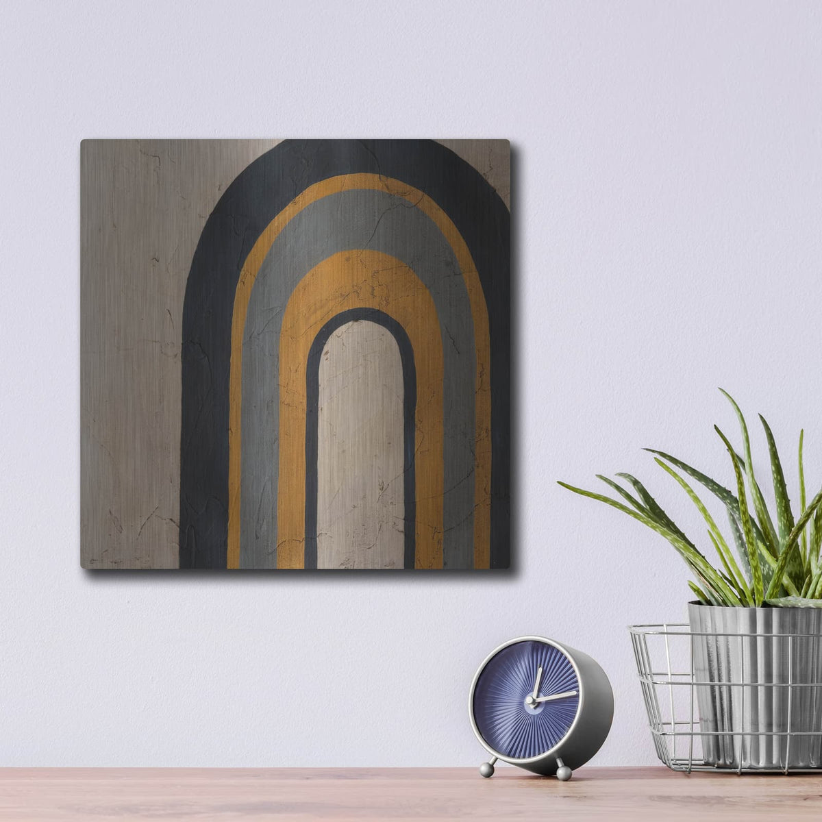 'Divergence 1' by Chariklia Zarris – Metal Wall Art, 12x12 room view
