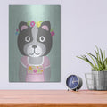 'Fancy Animals 3' by Chariklia Zarris – Metal Wall Art, 12x16 room view