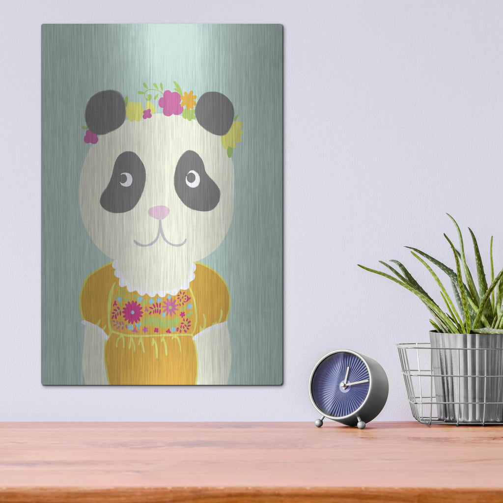 'Fancy Animals 4' by Chariklia Zarris – Metal Wall Art, 12x16 room view