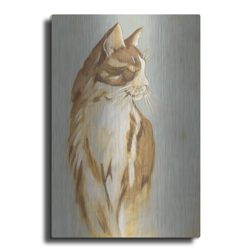'Lap Cat 1' by Chariklia Zarris – Metal Wall Art