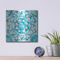 'Meditation Tiles 4' by Chariklia Zarris – Metal Wall Art, 12x12 room view