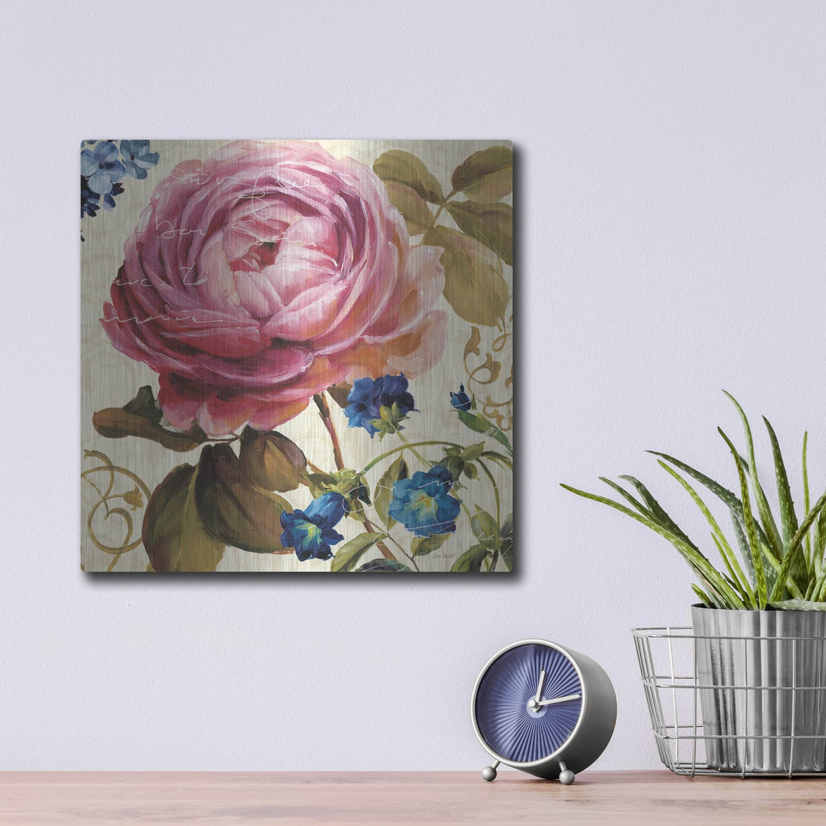 'Victorias Dream II' by Lisa Audit – Metal Wall Art, 12x12 room view